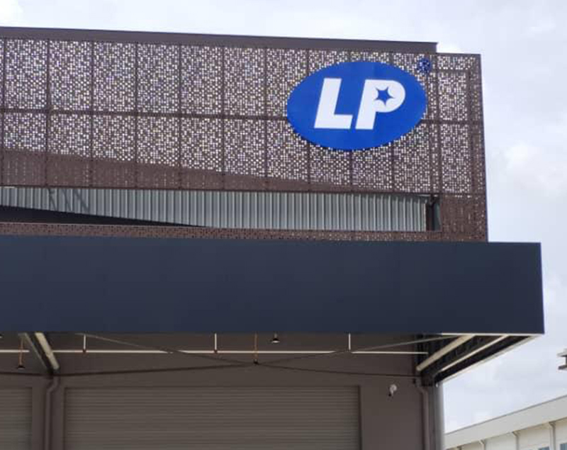 LED signage installation project by Treazpass Advertising